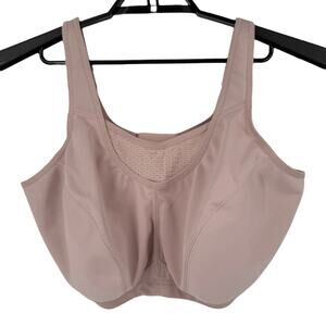 Glamorise 1067 Elite Performance Medium Impact Cami sports bra tan 42G